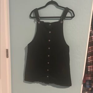 SO Black Button-Up Dress